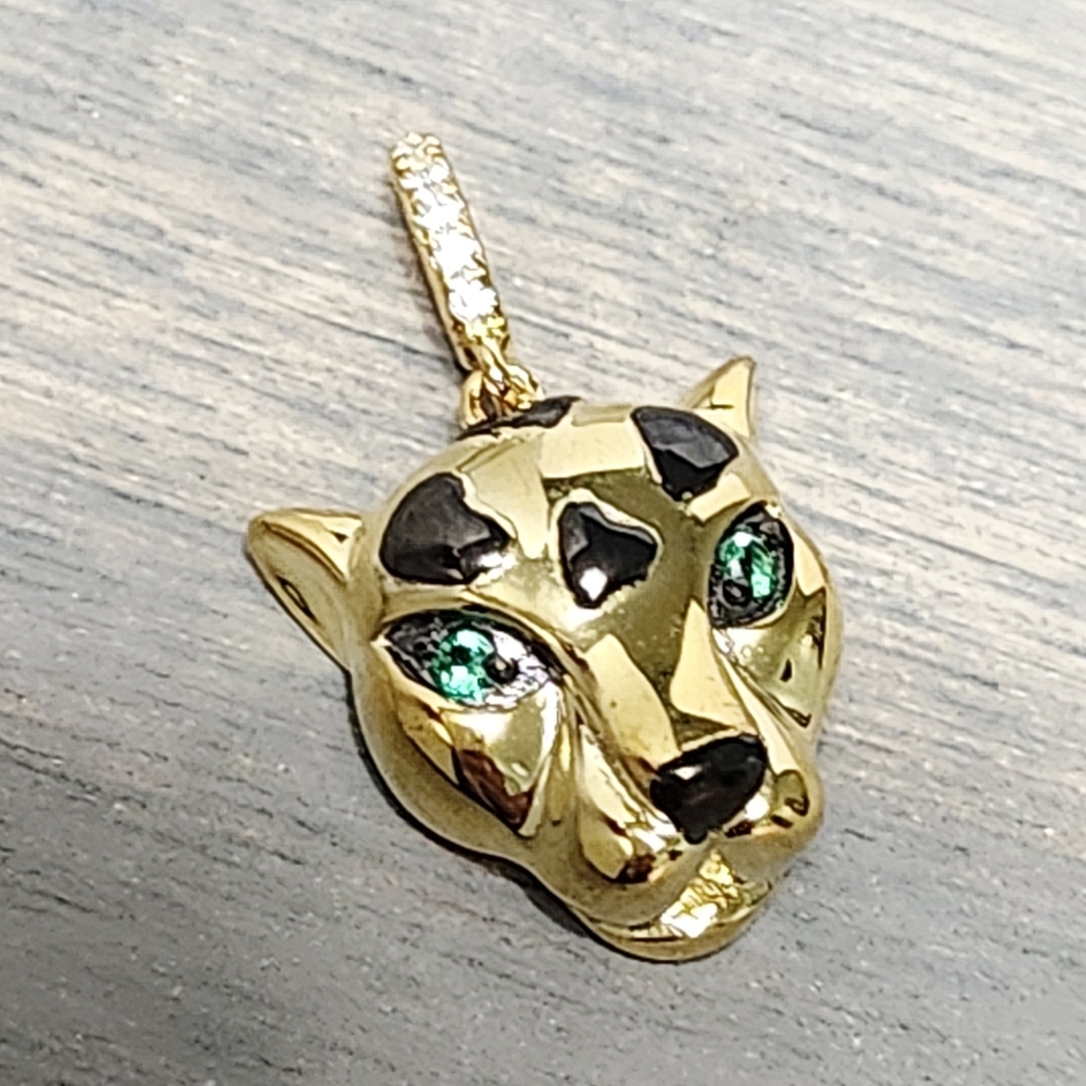Panther Pendant & Chain Silver Necklace - Picture 4 of 15